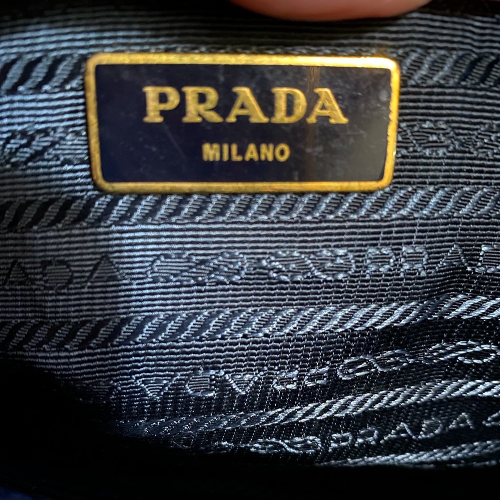 PRADA Open Promenade Saffiano Leather with Structured Dome Design - Picture 11 of 16